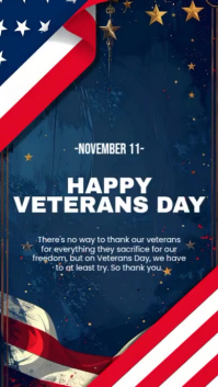HAPPY VETERANS DAY Instagram Reel template