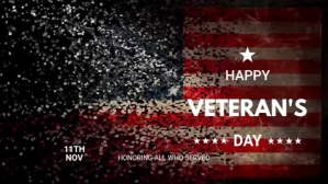 Sort Veterans Day Pantalla Digital Template