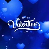 Happy Valentine's Day Video Сообщение Instagram template