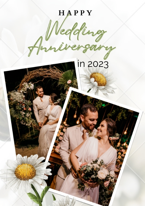 Happy wadding anniversary Template | PosterMyWall
