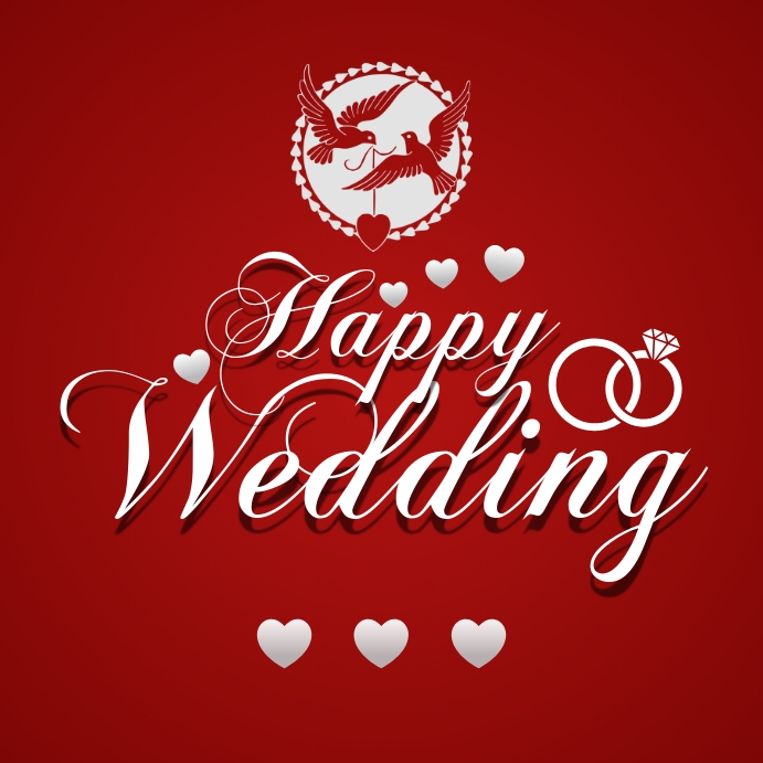 Happy Wedding Template PosterMyWall