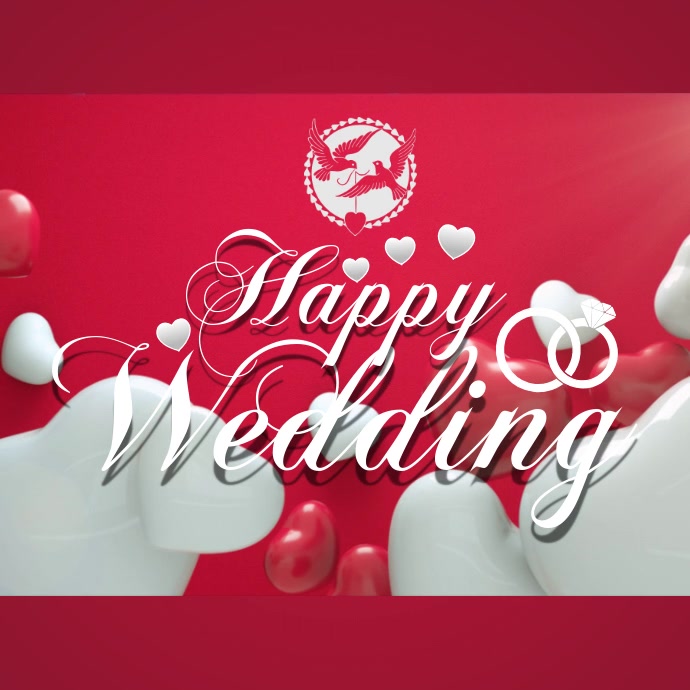 Happy Wedding Template PosterMyWall