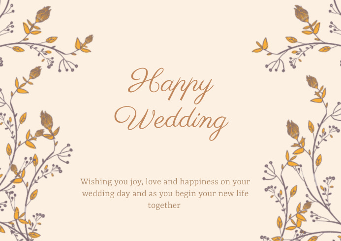 Happy Wedding Card