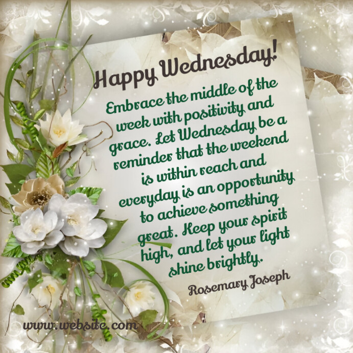 Happy Wednesday Instagram Post Template | PosterMyWall