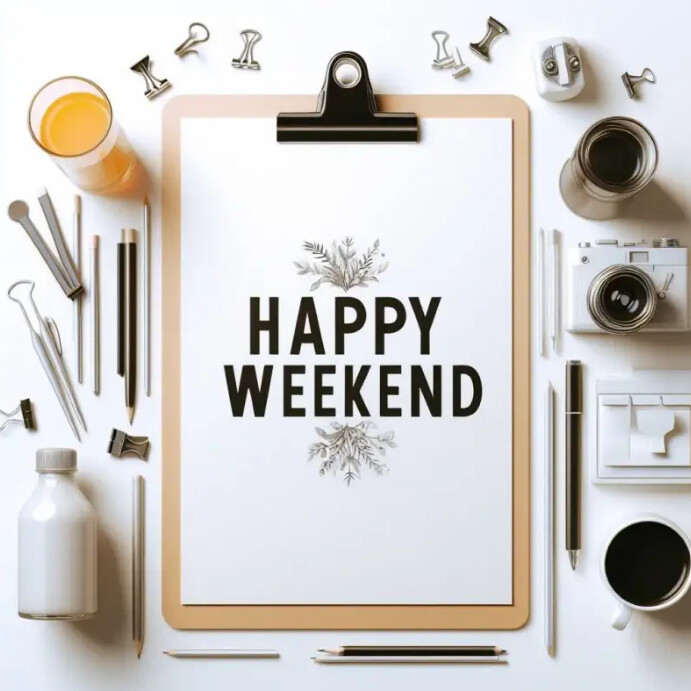Copy of Happy weekend | PosterMyWall