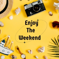 happy weekend Template | PosterMyWall