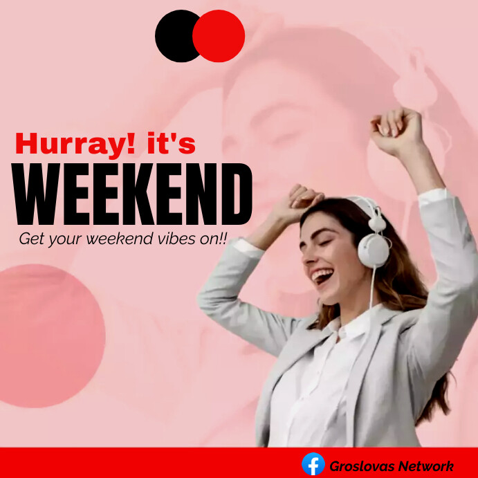 Modèle Happy Weekend flier | PosterMyWall