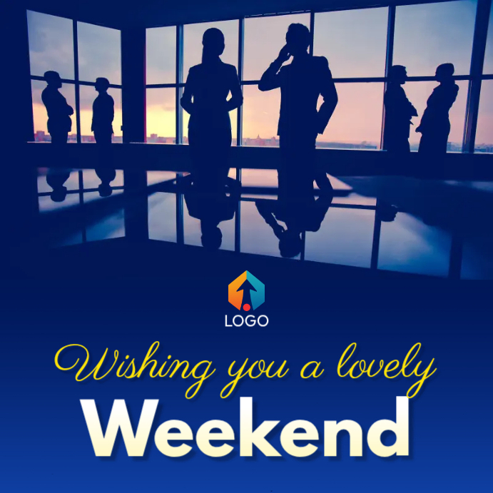 Copy of Happy Weekend flyer | PosterMyWall