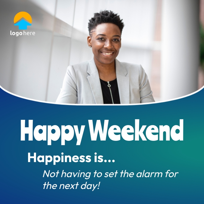 Happy Weekend flyer Template | PosterMyWall