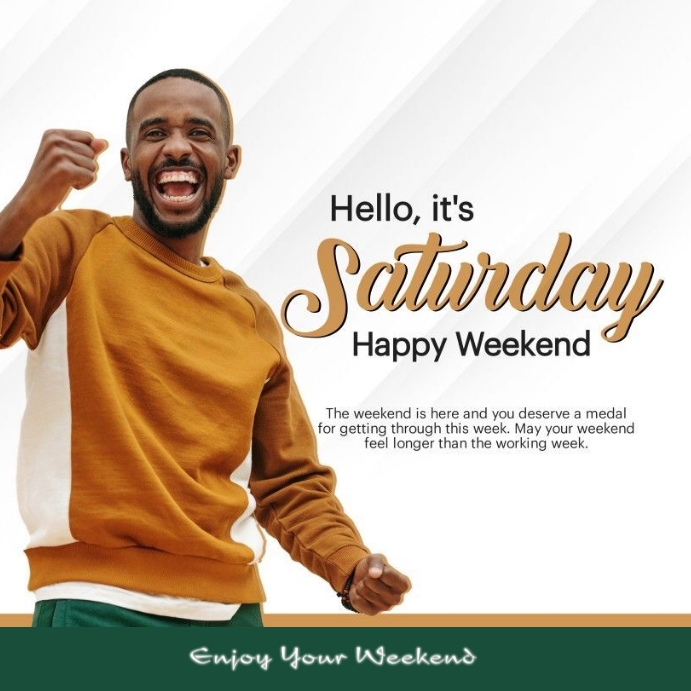 Happy Weekend flyer Template | PosterMyWall