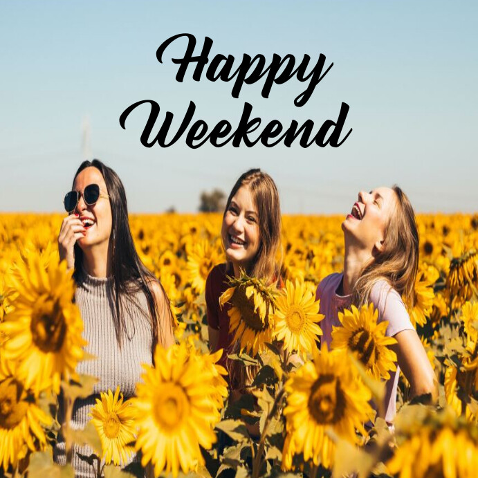 Happy weekend Instagram post Template | PosterMyWall
