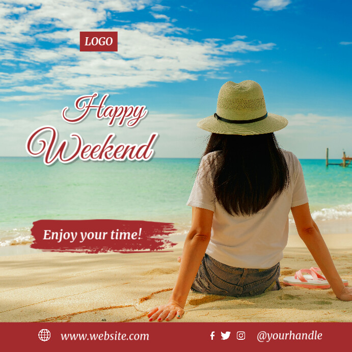Happy Weekend Instagram Post Template | PosterMyWall