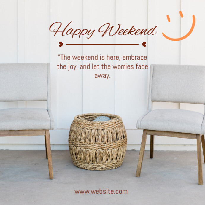 Happy Weekend Instagram Post Template | PosterMyWall