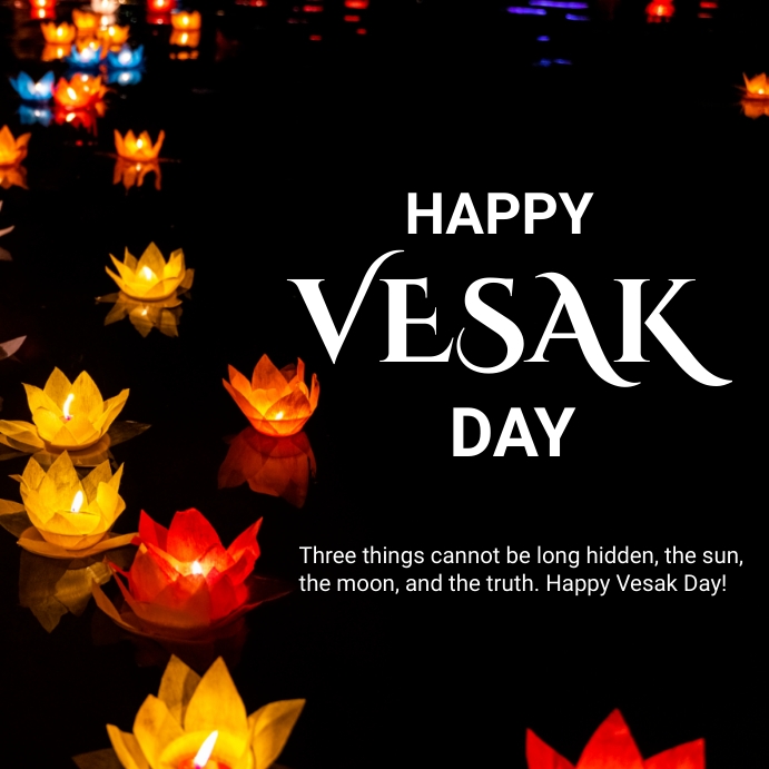 Happy Wesak Day Template | PosterMyWall