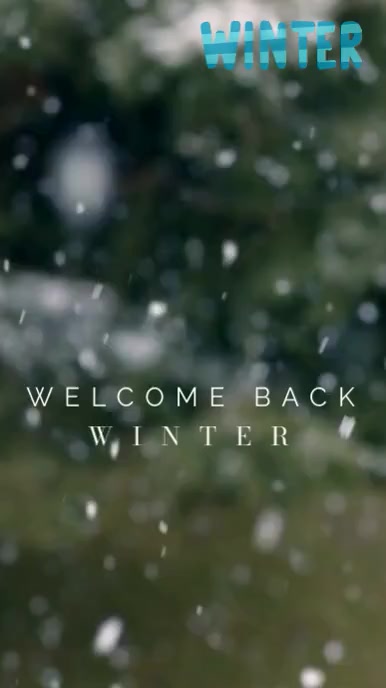 HAPPY WINTER SEASON Vídeo do TikTok template