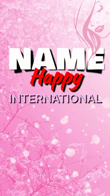 Happy woman's day WhatsApp Status template