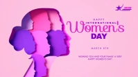 Happy Women's Day Publicación de Twitter template