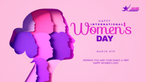 Happy Women's Day Wpis na Twittera template