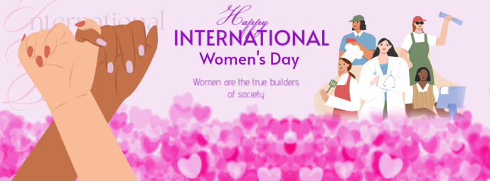Happy women's Day Facebook Cover Photo template