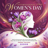 Happy Women's Day Instagram Post template