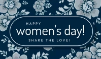 Happy Women's Day Tag Templates Тег