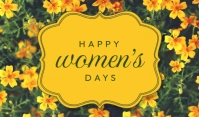 Happy Women's Day Templates Тег