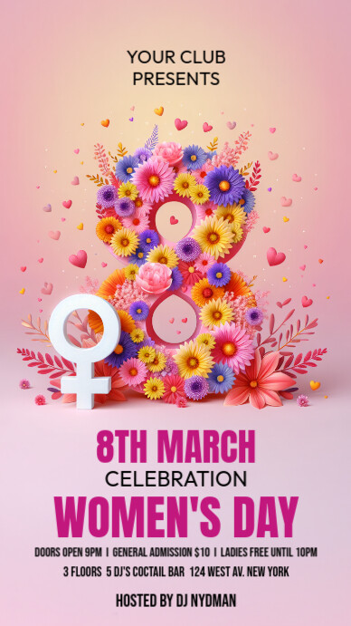 Happy Women's day Ads Instagram Story template