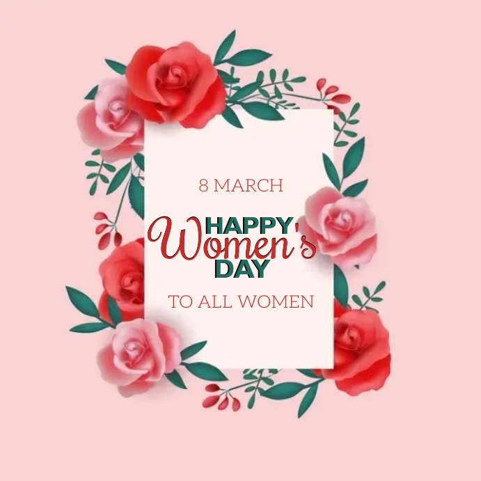 HAPPY WOMEN S DAY CARD POST TEMPLATE PosterMyWall