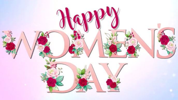 Happy Women's Day Digital Video Template