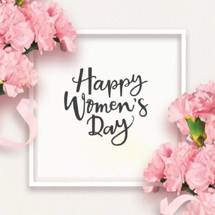 happy WOMEN'S day wishes design template Instagram Post
