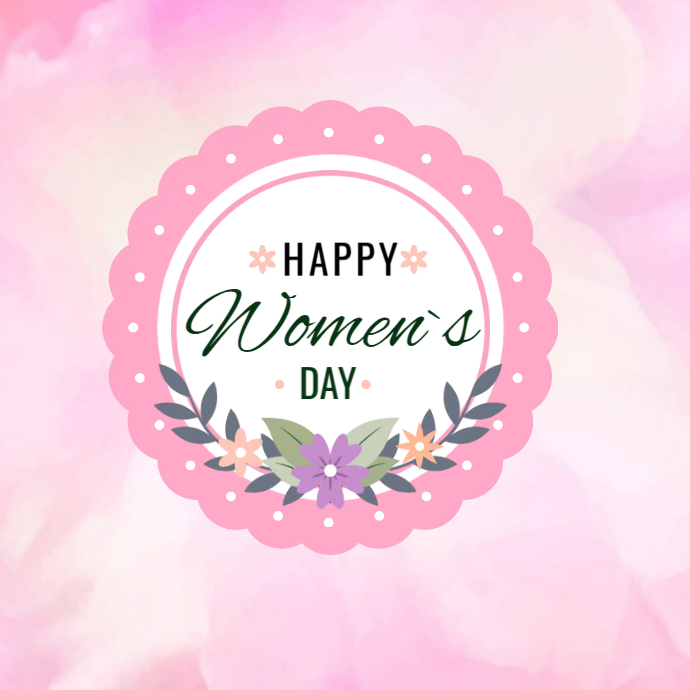 Plantilla de Happy Women Day Logo Design | PosterMyWall