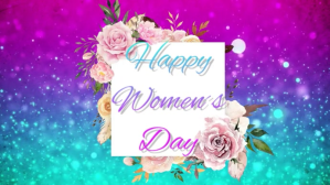 happy womens day Digital Display (16:9) template