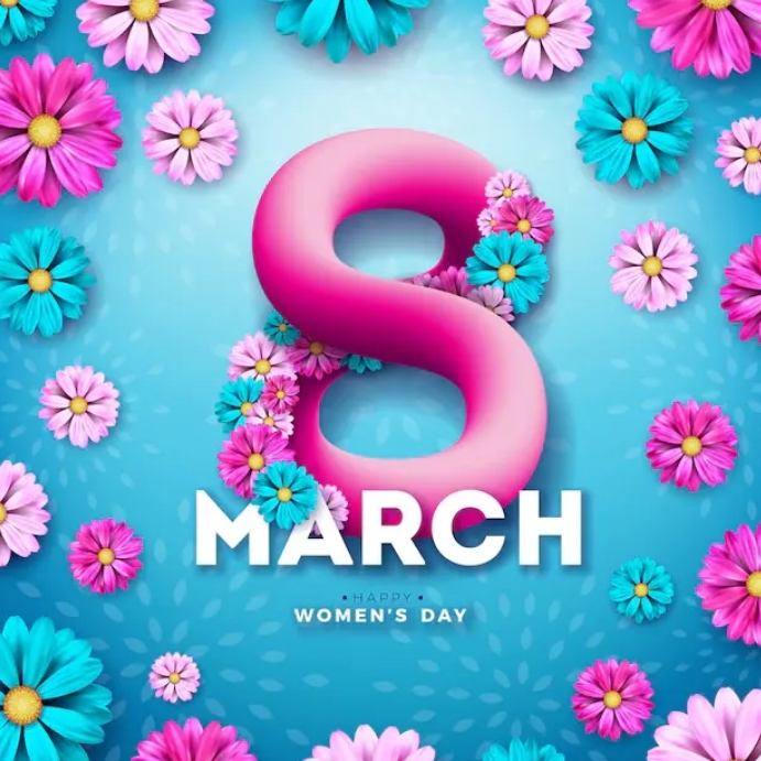 Happy Womens day flyer poster template design | PosterMyWall