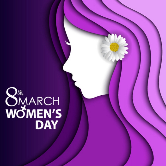 Copy of Happy Womens day flyer poster template design | PosterMyWall
