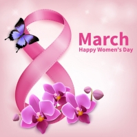 Happy Womens day flyer poster template design | PosterMyWall