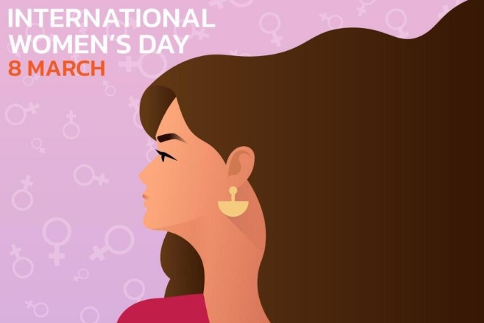 Copy of Happy Womens day flyer poster template design | PosterMyWall