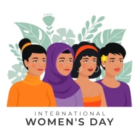 Happy Womens day flyer poster template design | PosterMyWall