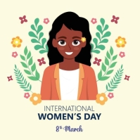 Happy Womens day flyer poster template design | PosterMyWall