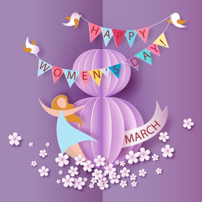 Happy Womens day flyer poster template design | PosterMyWall