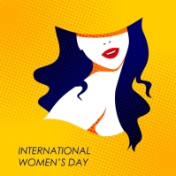 Happy Womens day flyer poster template design | PosterMyWall
