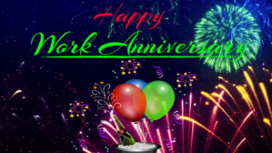 Happy Work Anniversary YouTube-miniature template