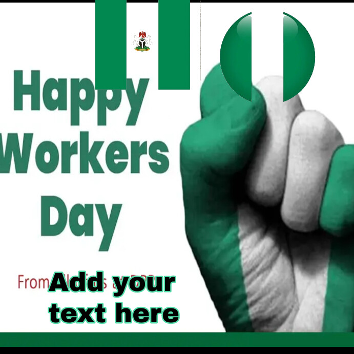 Happy Workers Day Instagram Post template