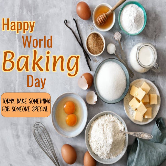 Copy of Happy World Baking Day instagram post PosterMyWall