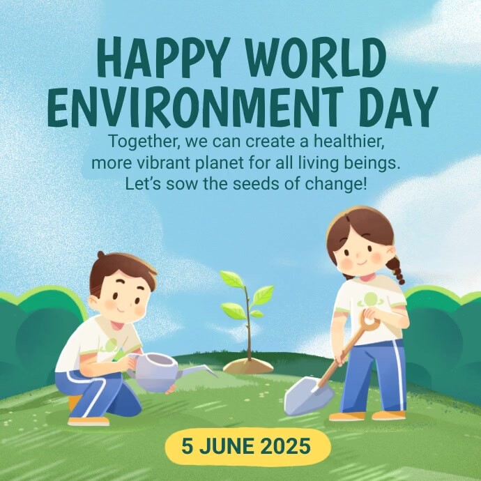 Happy World Environment Day Ads Template | PosterMyWall