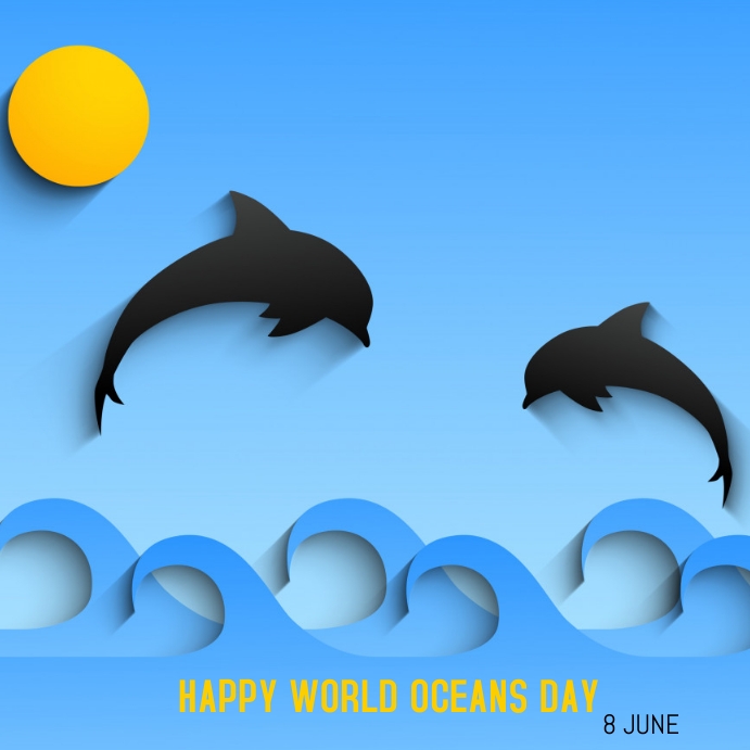 Copie De Happy World Oceans Day Postermywall Copie De Happy World Oceans Day Postermywall