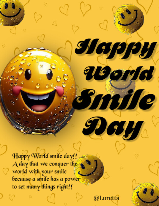 Happy World smile day Template | PosterMyWall