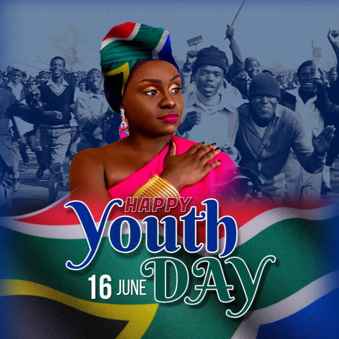happy youth day instagram post template