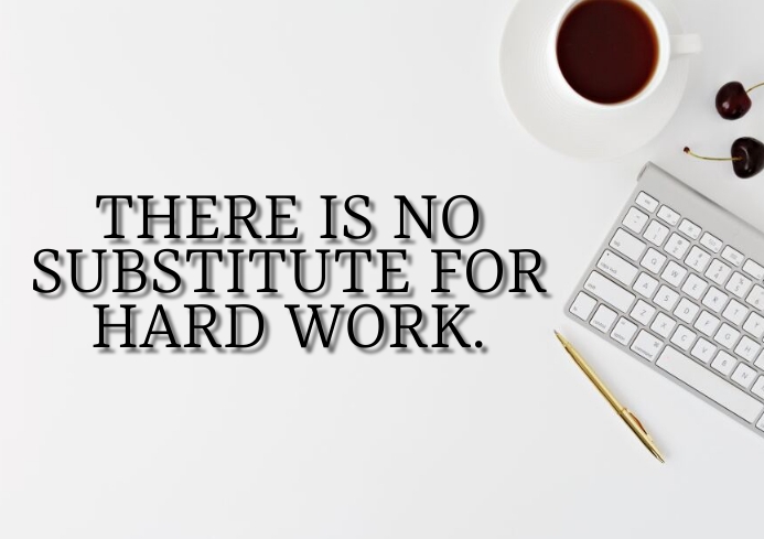 HARD WORK QUOTE TEMPLATE | PosterMyWall