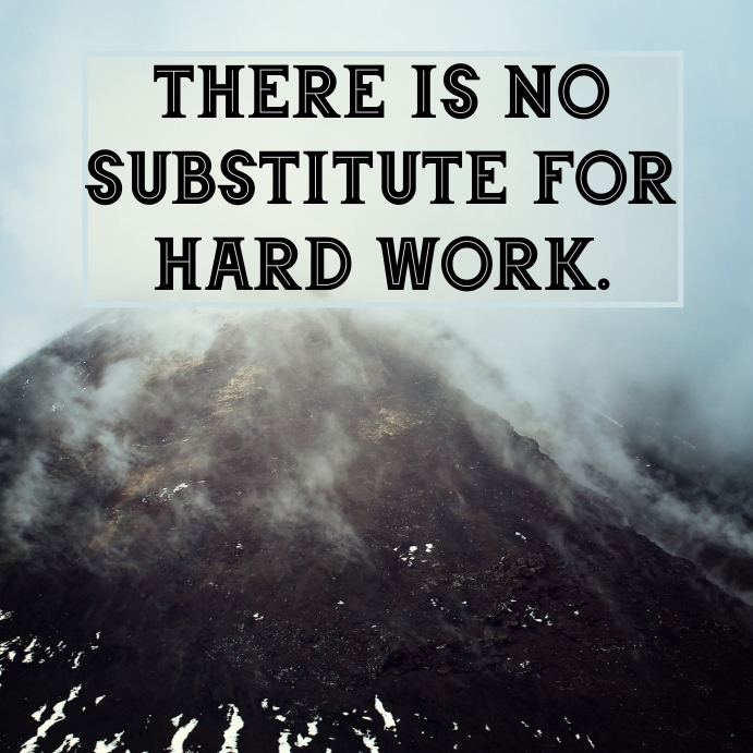 HARD WORK QUOTE TEMPLATE PosterMyWall