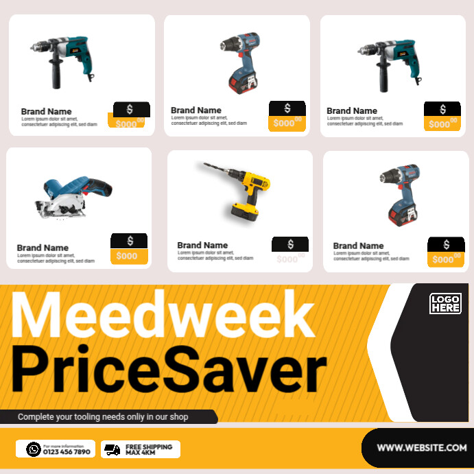 Hardware Sale Ads Template | PosterMyWall